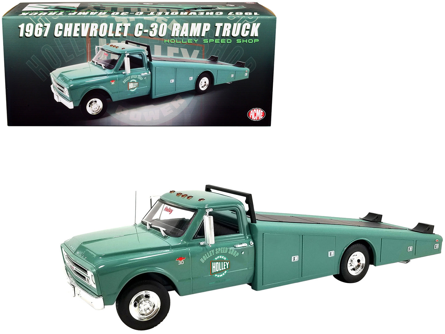 1967 Chevrolet C-30 Ramp Truck Green "Holley Speed Shop" Limited