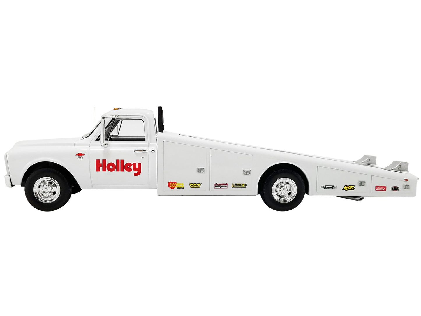 1967 Chevrolet C-30 Ramp Truck White "Holley Speed Shop" Limited - Premium Chevrolet Models from Acme - Just $127.78! Shop now at Rapidvehicles