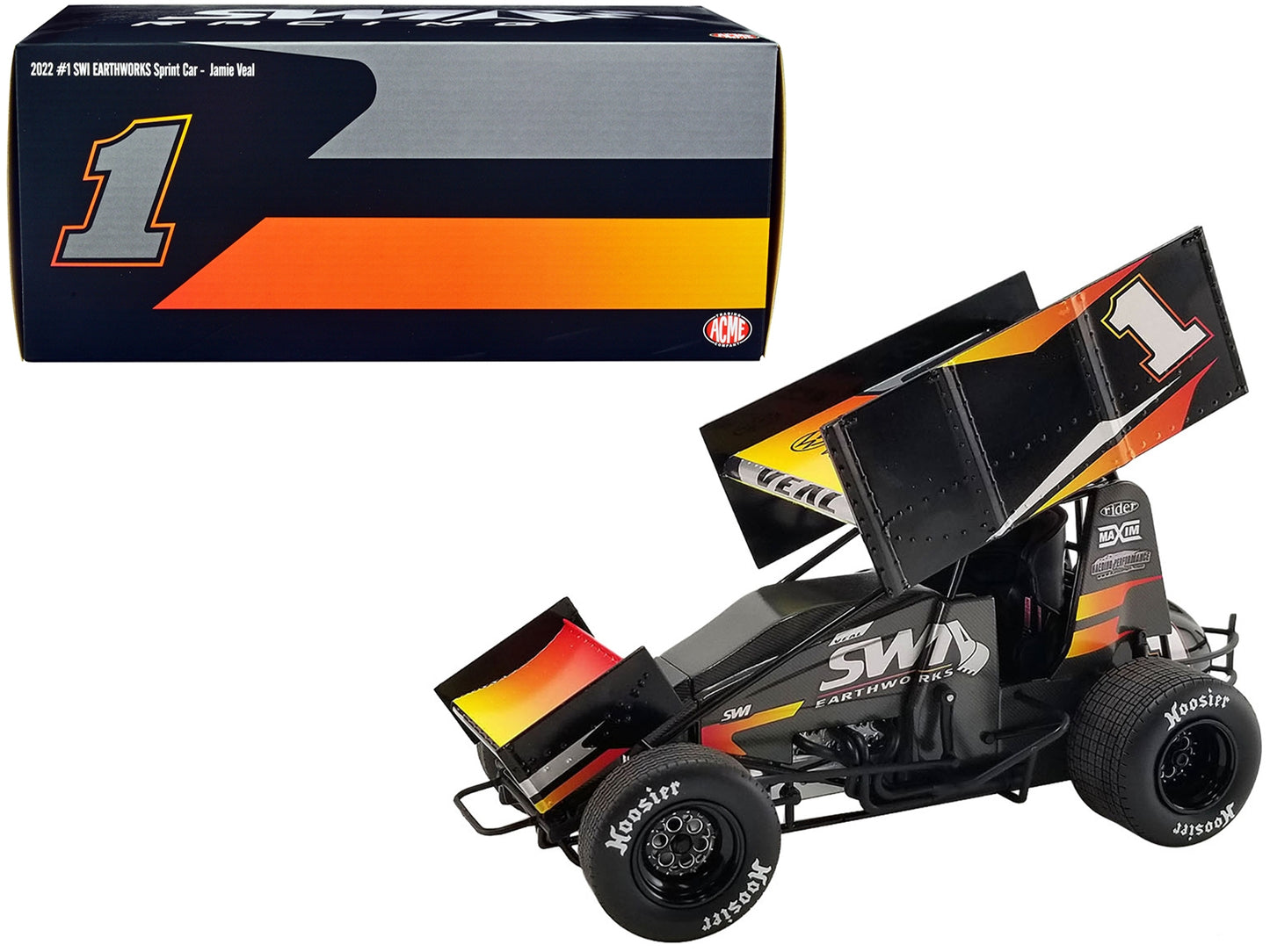 Winged Sprint Car #1 Jamie Veal "SWI Earthworks" SWI Engineering - Premium Other from Acme - Just $127.94! Shop now at Rapidvehicles