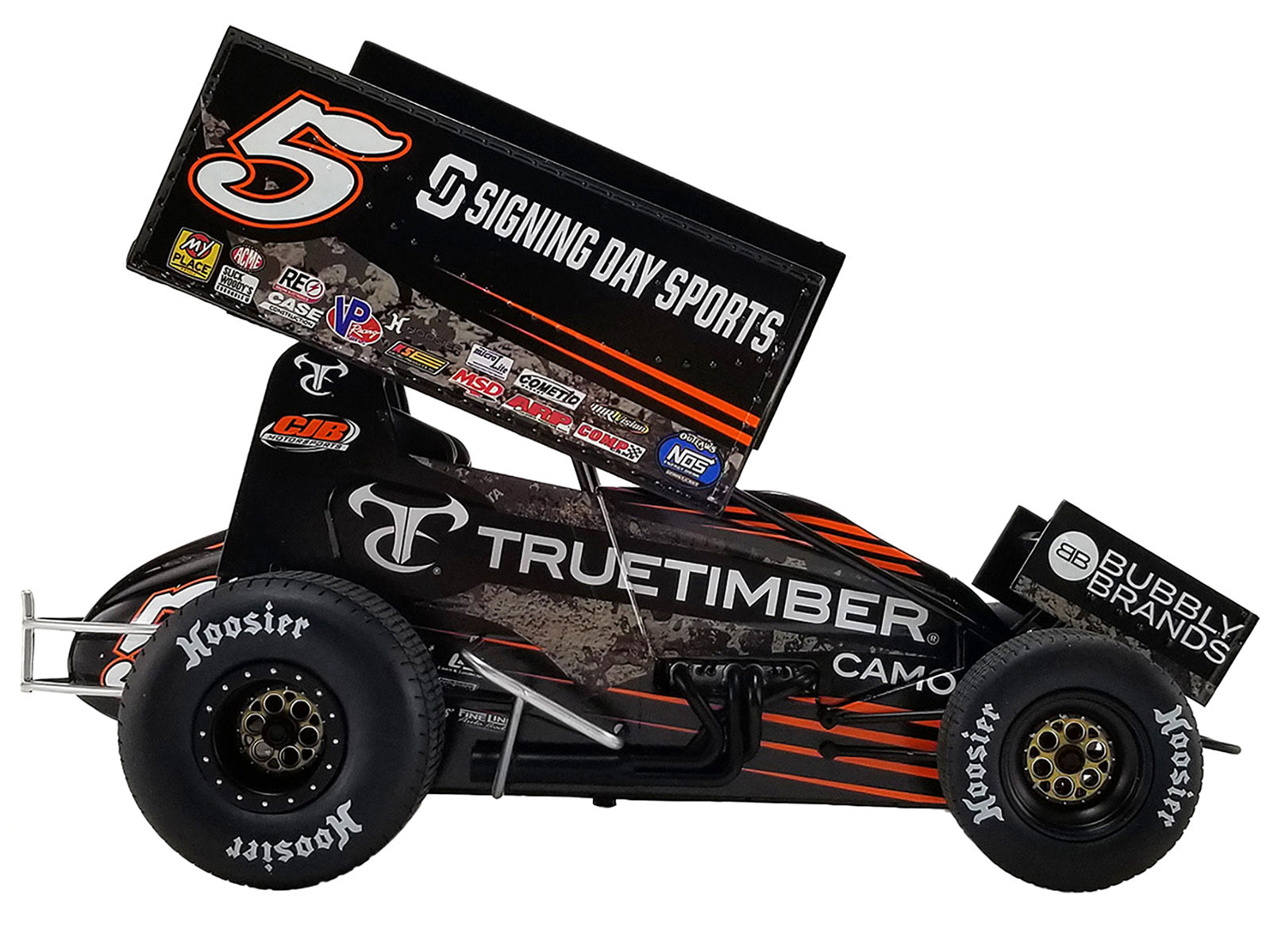 Winged Sprint Car #5 Spencer Bayston "TrueTimber Camo" CJB Motorsports "Rookie of the Year" "World of Outlaws" (2022) 1/18 Diecast Model Car by ACME - Premium Winged Sprint Cars from Acme - Just $127.88! Shop now at Rapidvehicles