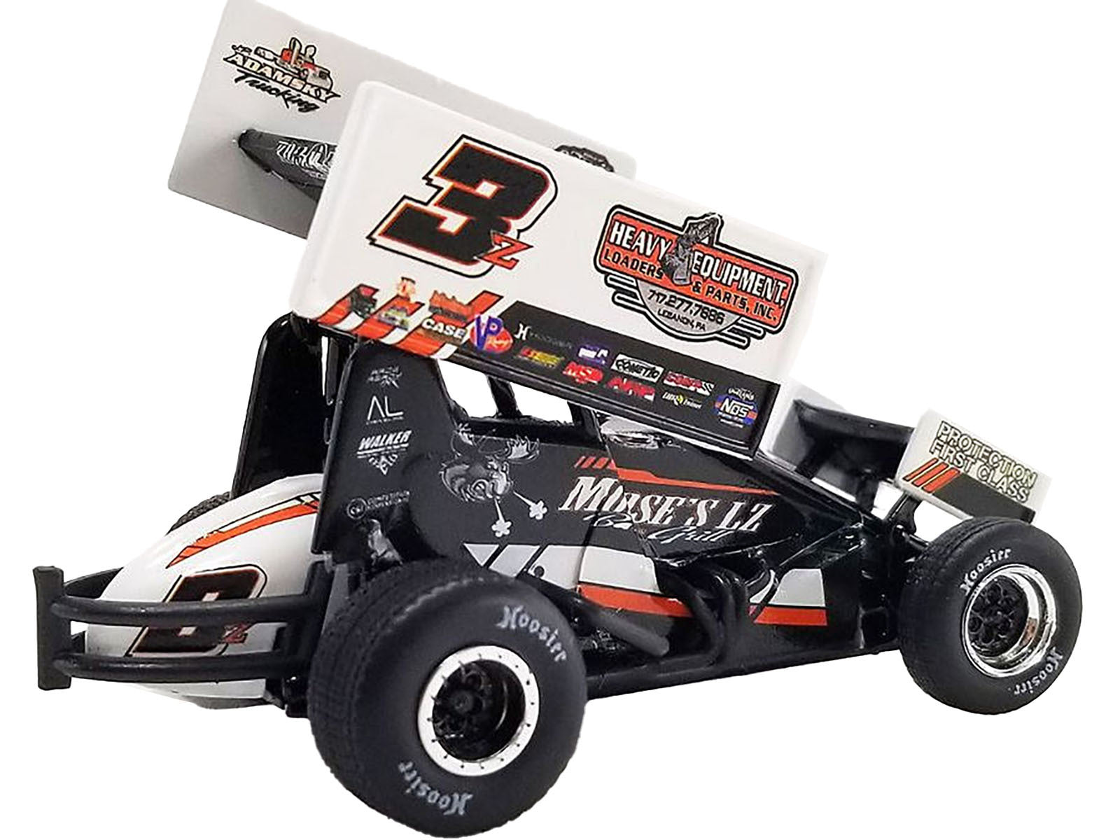 Winged Sprint Car #3Z Brock Zearfoss "Moose's LZ Bar and Grill" - Premium Plymouth Models from Acme - Just $127.99! Shop now at Rapidvehicles