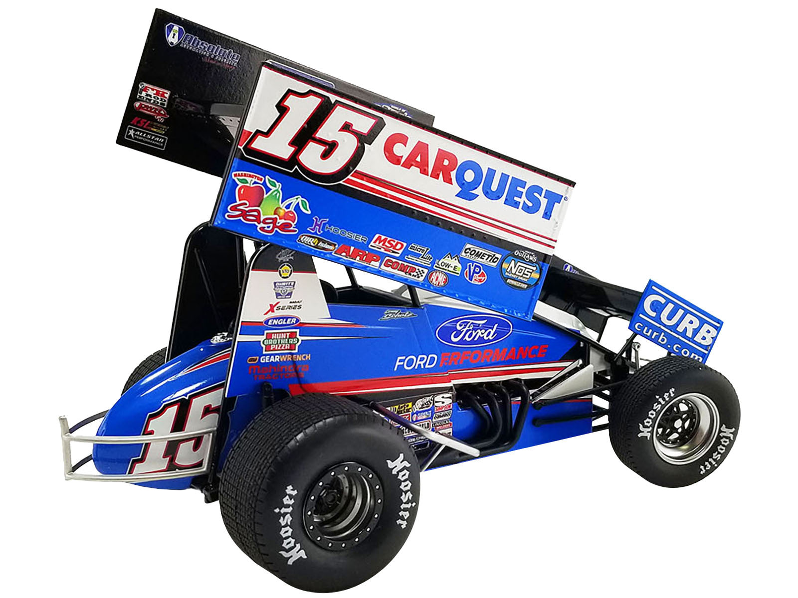 Winged Sprint Car #15 Donny Schatz "Carquest" Curb-Agajanian Racing "World of Outlaws" (2023) 1/18 Diecast Model Car by ACME - Premium Winged Sprint Cars from Acme - Just $127.88! Shop now at Rapidvehicles