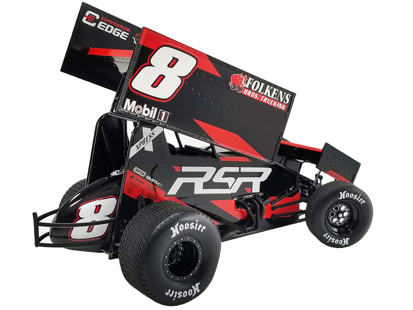 Winged Sprint Car #8 Aaron Reutzel "RSR" Baughman-Reutzel