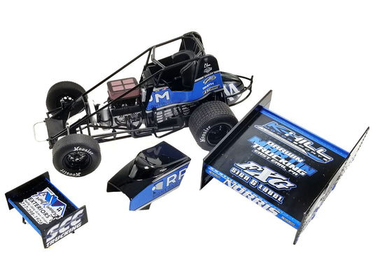 Winged Sprint Car #44 Dylan Norris "RPM" Gobrecht Motorsports - Premium Plymouth Models from Acme - Just $127.99! Shop now at Rapidvehicles