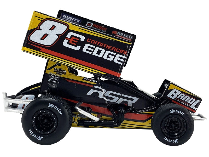 Winged Sprint Car #8 Cory Eliason "Commercial Edge" RSR "High - Premium Winged Sprint Cars from Acme - Just $37.79! Shop now at Rapidvehicles