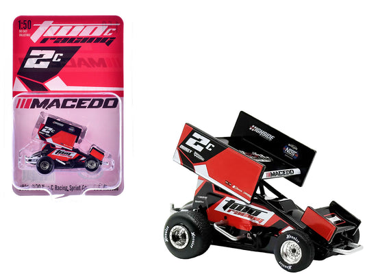 Winged Sprint Car #2C Cole Macedo "Two C Racing" (2025) 1/50 Diecast Model Car by ACME