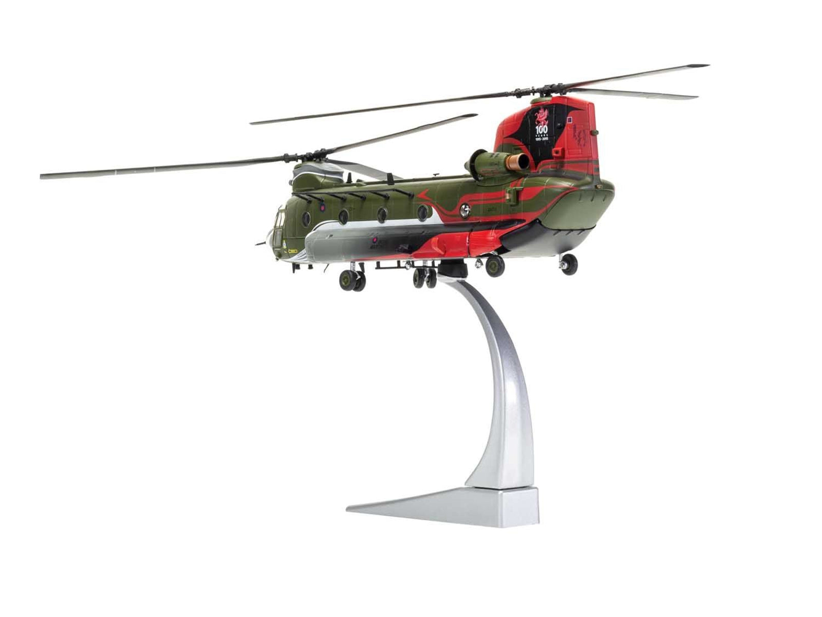 Boeing Chinook HC.4 Helicopter "ZA712 RAF No.18 (B) Squadron 100 Years Anniversary Scheme RAF Odiham" (September 2016) Royal Air Force "The Aviation Archive" Series 1/72 Diecast Model by Corgi - Premium Boeing from Corgi - Just $154.99! Shop now at Rapidvehicles