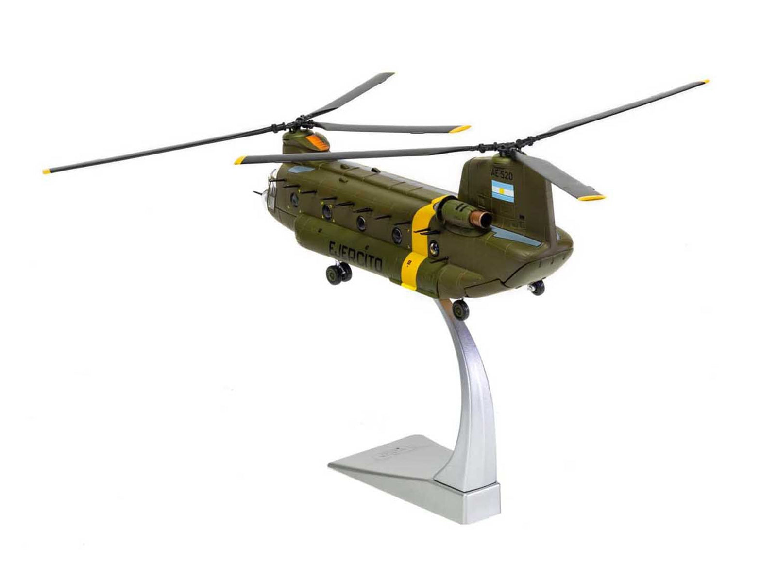 Boeing CH-47C Chinook Helicopter "AE-520 Falklands War" (1982) Argentine Army "The Aviation Archive" Series 1/72 Diecast Model by Corgi - Premium Boeing from Corgi - Just $154.99! Shop now at Rapidvehicles