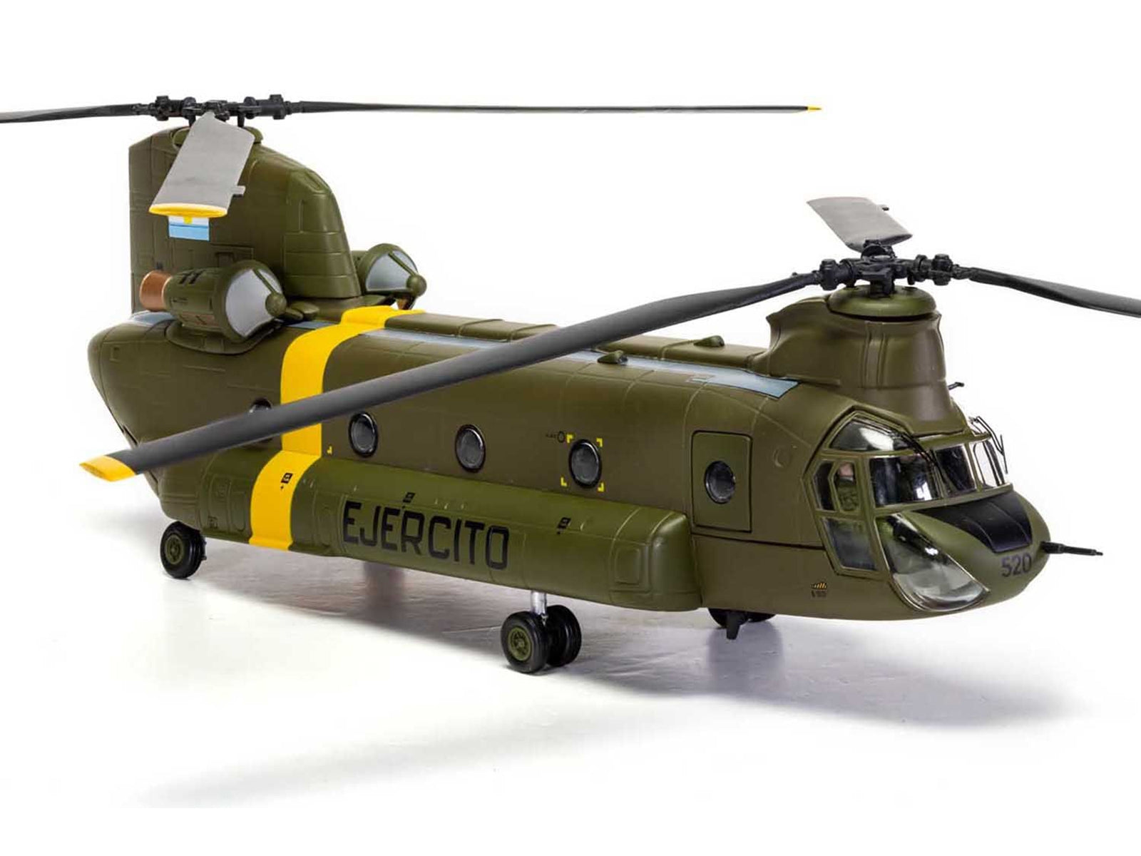 Boeing CH-47C Chinook Helicopter "AE-520 Falklands War" (1982) Argentine Army "The Aviation Archive" Series 1/72 Diecast Model by Corgi - Premium Boeing from Corgi - Just $154.99! Shop now at Rapidvehicles