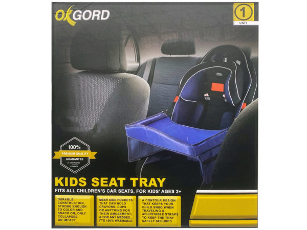 Oxgord Blue Kids Car Seat Tray ( Case of 2 ) - Premium Auto Interior Accessories from Rapidvehicles - Just $48.99! Shop now at Rapidvehicles