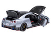 2022 Nissan GT-R (R35) Nismo Special Edition RHD (Right Hand Drive) Ultimate Metal Silver with Carbon Hood and Top 1/18 Model Car by Autoart - Premium Nissan Models from Autoart - Just $255.99! Shop now at Rapidvehicles