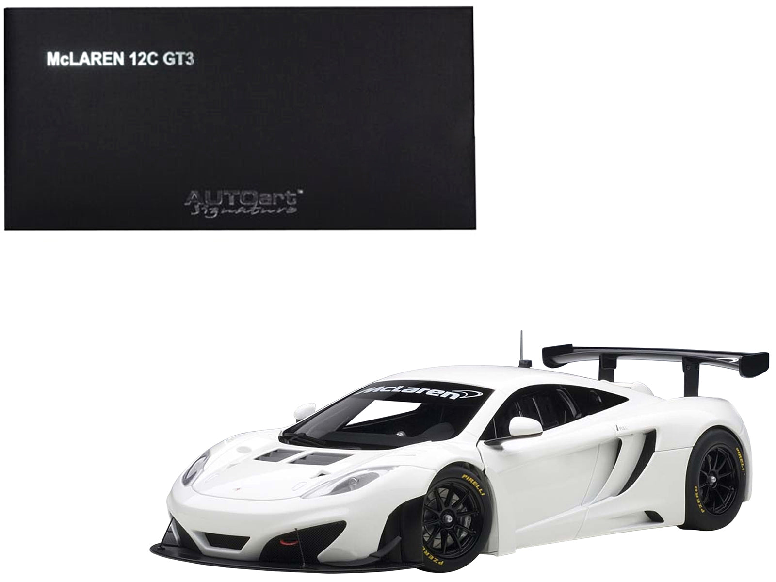 Mclaren 12C GT3 White 1/18 Diecast Model Car by Autoart - Premium McLaren Models from Autoart - Just $271.99! Shop now at Rapidvehicles