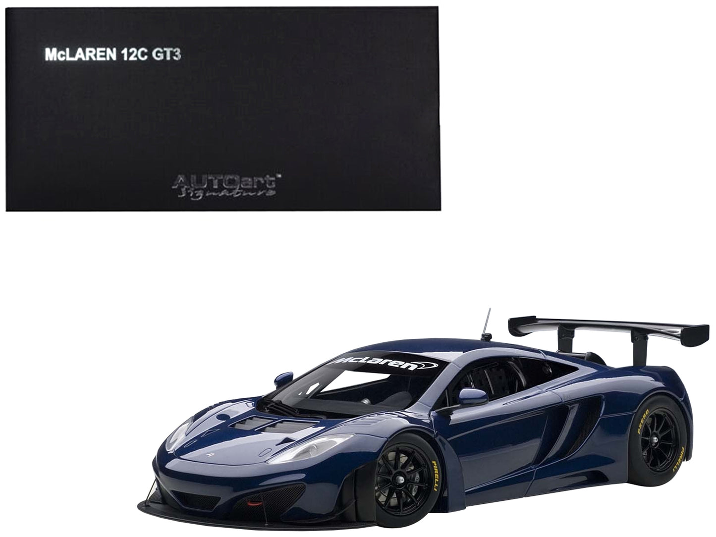 Mclaren 12C GT3 Azure Blue 1/18 Diecast Model Car by Autoart - Premium McLaren Models from Autoart - Just $294.29! Shop now at Rapidvehicles