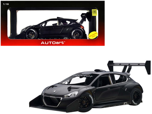 2013 Peugeot 208 T16 Pikes Peak Race Car Plain Black Version 1/18 - Premium Peugeot Models from Autoart - Just $197.99! Shop now at Rapidvehicles