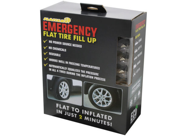 FlatterUp Emergency Flat Tire Fill Up No Power Inflating System ( Case of 2 ) - Premium Auto Care & Maintenance from Rapidvehicles - Just $59.99! Shop now at Rapidvehicles