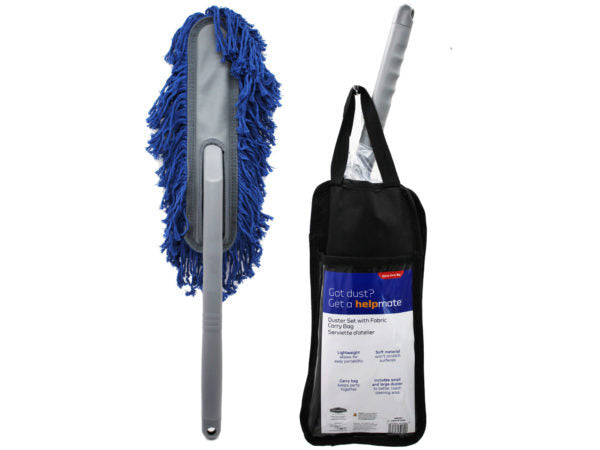 Helpmate California Duster Set with Fabric Carry Bag ( Case of 4 ) - Premium Auto Care & Maintenance from Rapidvehicles - Just $64.99! Shop now at Rapidvehicles