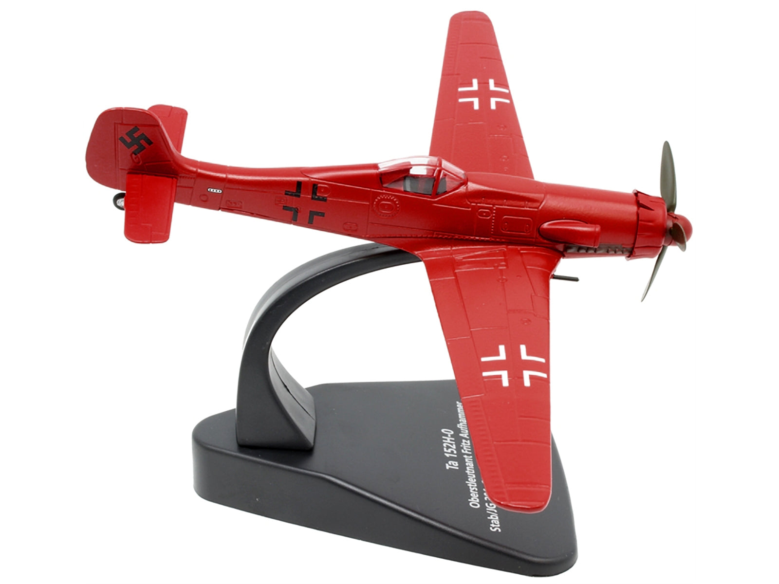 Focke-Wulf Ta 152H-0 War Plane Oberstleutnant Fritz Aufhammer Stab/JG 301 Stendall Airfield Germany (1945) "Oxford Aviation" Series 1/72 Diecast Model Airplane by Oxford Diecast - Premium Aircrafts and War Planes from Oxford Diecast - Just $49.51! Shop now at Rapidvehicles