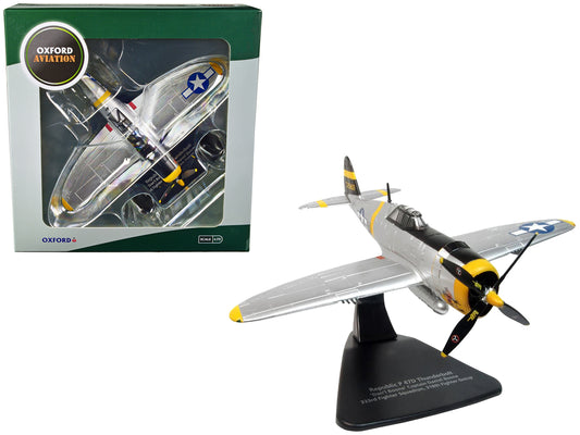 Republic P-47D Thunderbolt Fighter Plane USAAF "Captain Daniel Boone 333rd Fighter Squadron 318th Fighter Group" "Oxford Aviation" Series 1/72 Diecast Model Airplane by Oxford Diecast free shipping USA