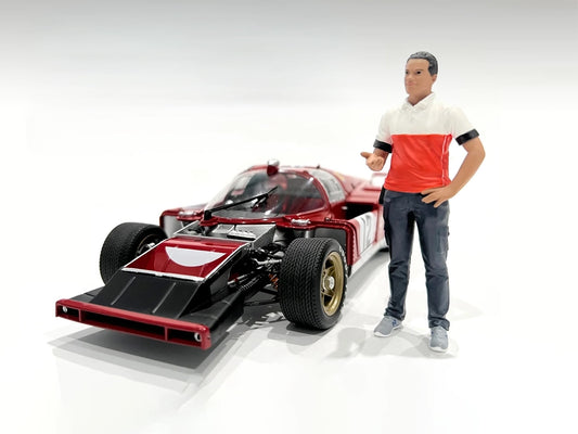 "Race Crew" Figure #4 for 1/18 scale models by American Diorama - Use code SHOPAPP15 to get 15 percent off
