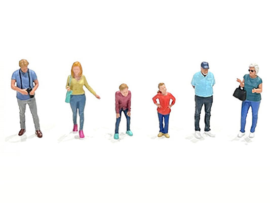 "Family Day" 6 piece Diecast Figure Set Limited Edition for 1/64 - Premium Figures from American Diorama - Just $31.99! Shop now at Rapidvehicles