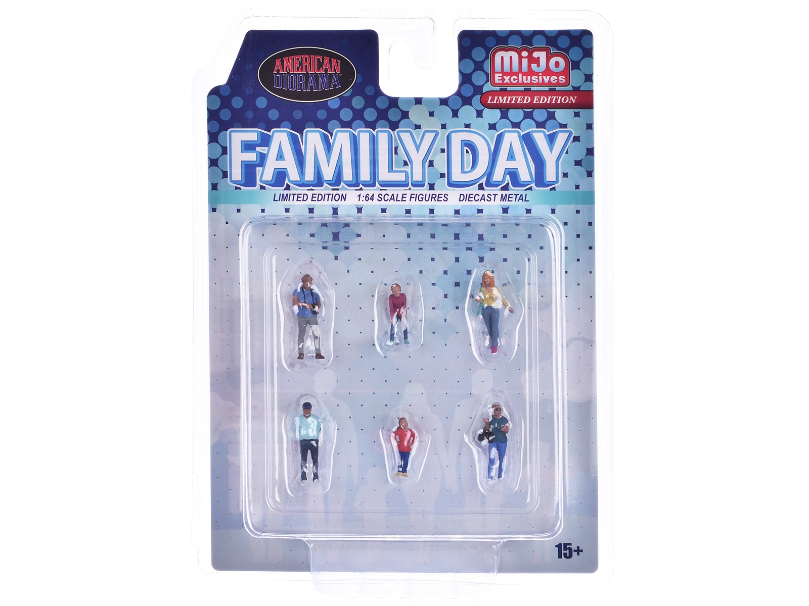 "Family Day" 6 piece Diecast Figure Set Limited Edition for 1/64 Scale Models by American Diorama - Premium Figures from American Diorama - Just $27.99! Shop now at Rapidvehicles