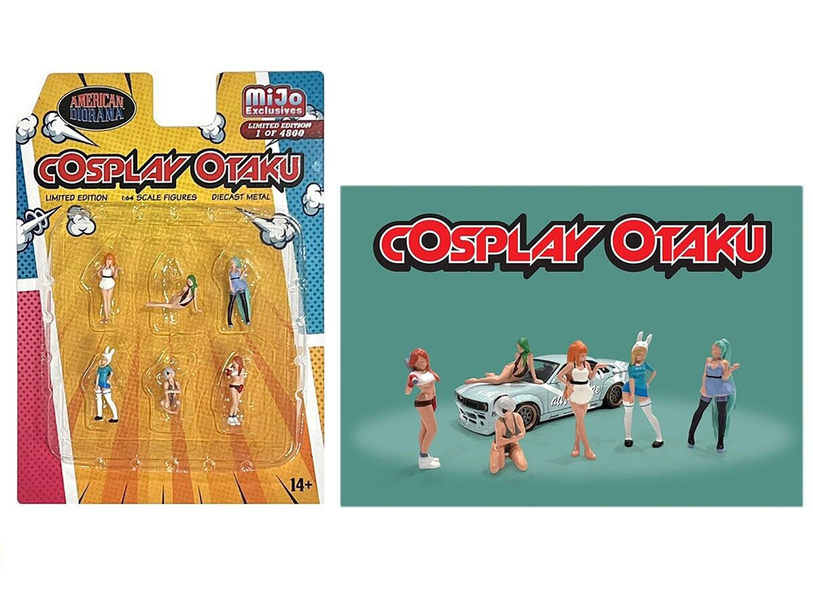 "Cosplay Otaku" 6 piece Diecast Figure Set Limited Edition to 4800 pieces Worldwide for 1/64 Scale Models by American Diorama - Premium Figures from American Diorama - Just $27.99! Shop now at Rapidvehicles