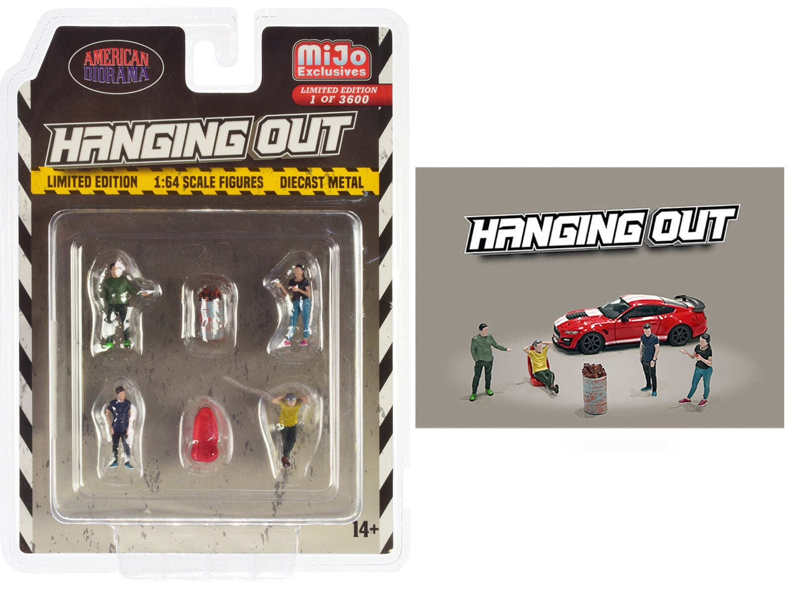 "Hanging Out" 6 piece Diecast Figure Set (4 Figures 1 Seat 1 Barrel) Limited Edition to 3600 pieces Worldwide 1/64 Scale Models by American Diorama - Premium Figures from American Diorama - Just $28.99! Shop now at Rapidvehicles