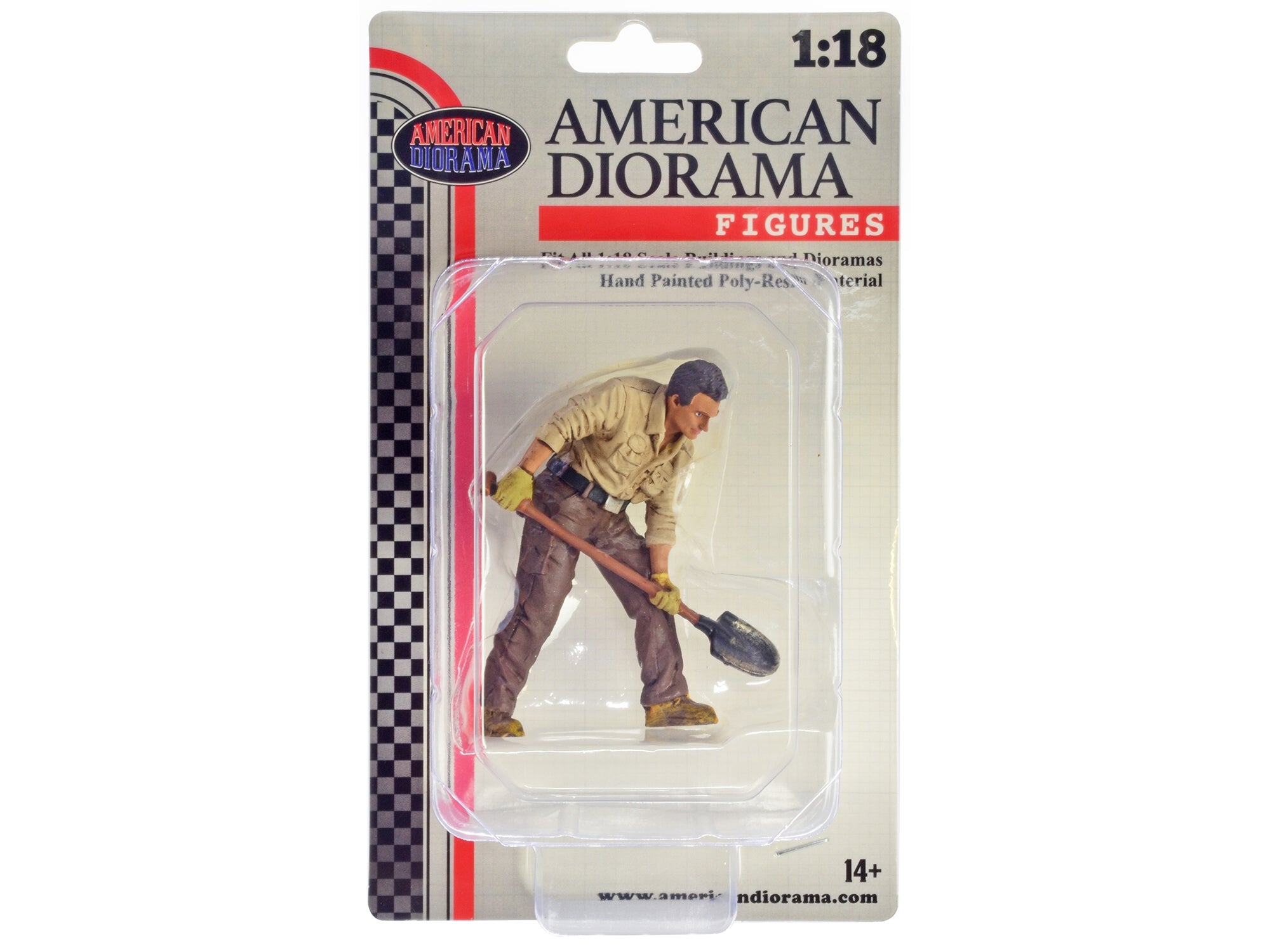 "4X4 Mechanic" Figure 4 for 1/18 Scale Models by American Diorama - Premium Figures from American Diorama - Just $26.59! Shop now at Rapidvehicles