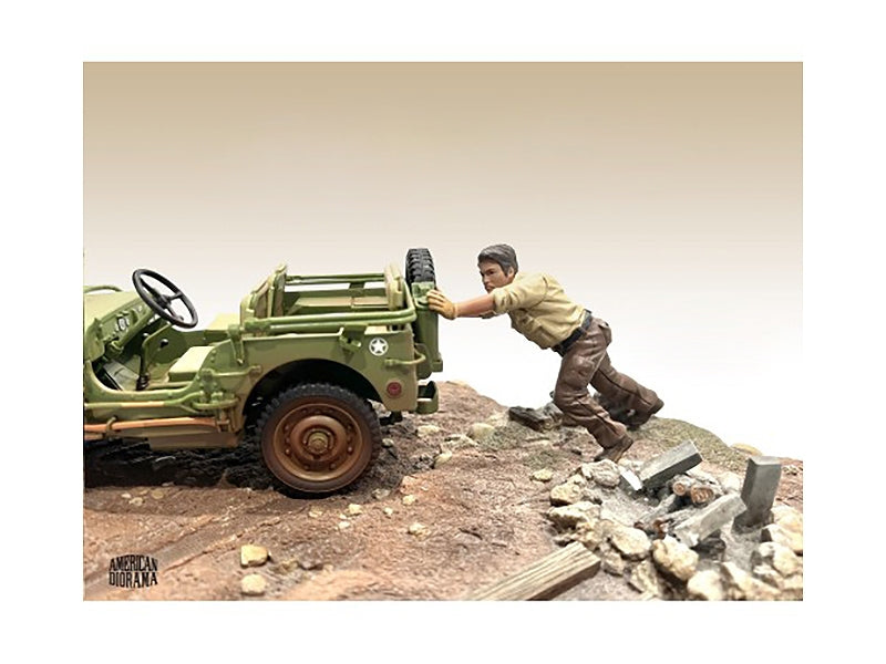 "4X4 Mechanic" Figure 5 for 1/18 Scale Models by American Diorama - Premium Figures from American Diorama - Just $26.59! Shop now at Rapidvehicles