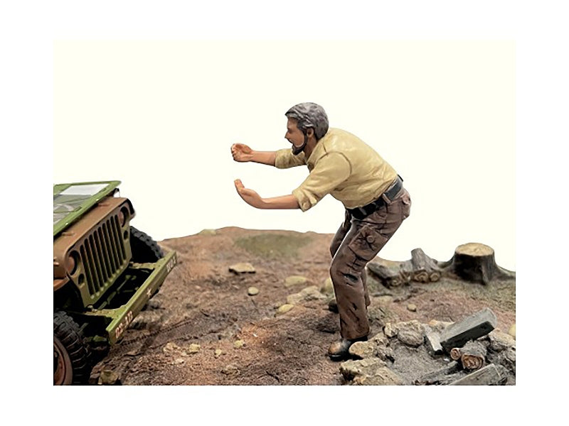 "4X4 Mechanic" Figure 6 for 1/18 Scale Models by American Diorama - Premium Figures from American Diorama - Just $29.69! Shop now at Rapidvehicles