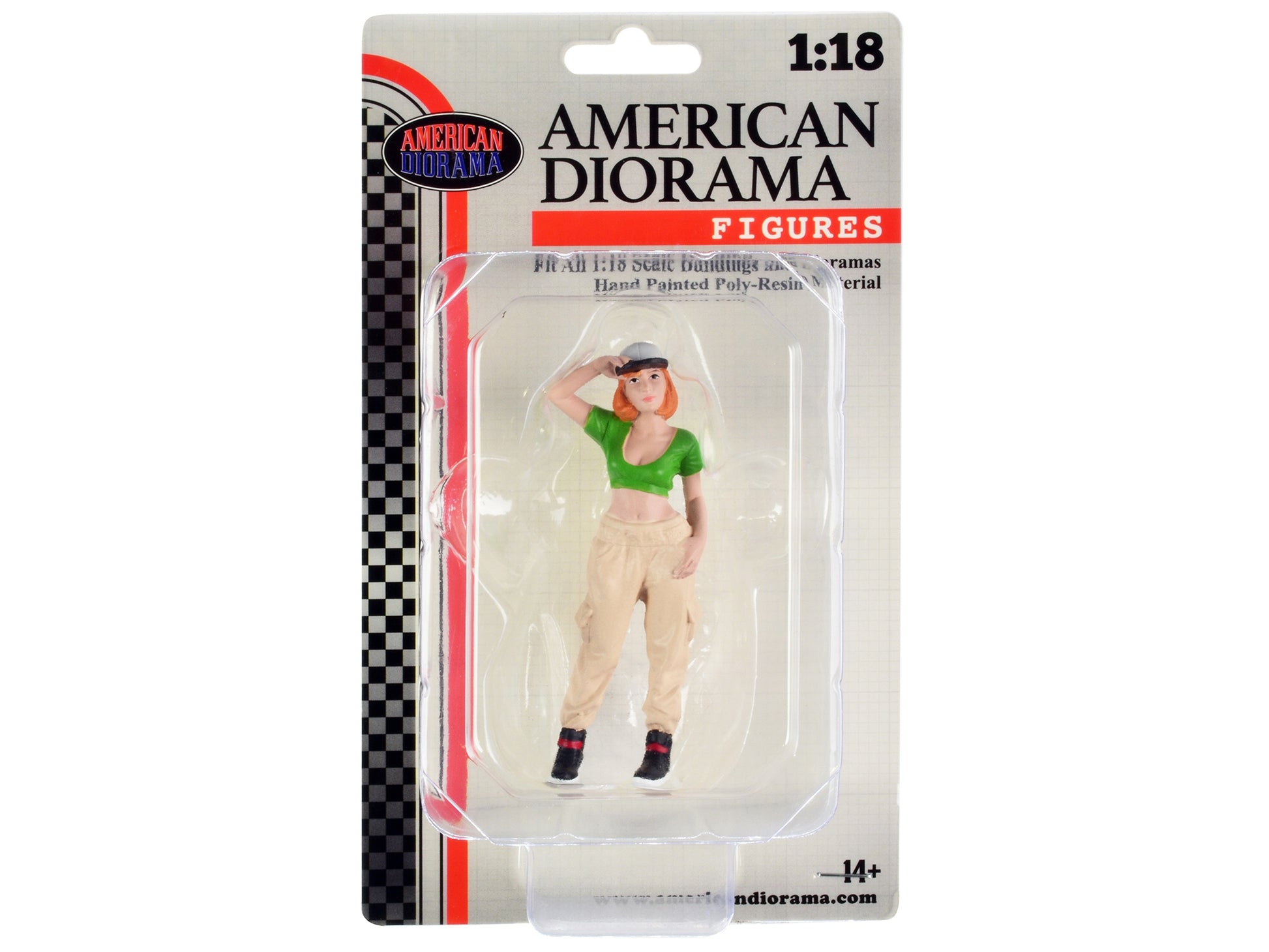 "Hip Hop Girls" Figure 1 for 1/18 Scale Models by American - Premium Figures from American Diorama - Just $33.99! Shop now at Rapidvehicles