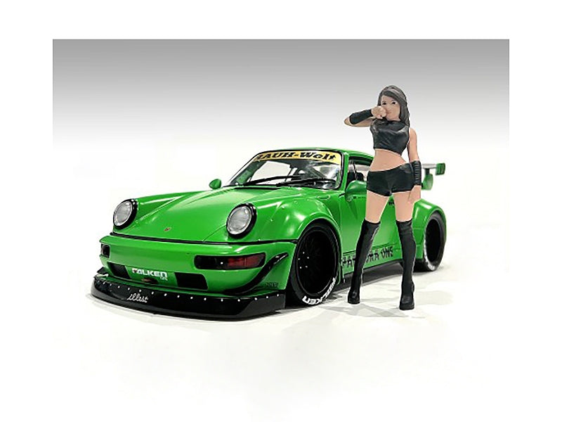 "Auto Salon Girls" Figure 1 for 1/18 Scale Models by American Diorama - Premium Figures from American Diorama - Just $24.99! Shop now at Rapidvehicles