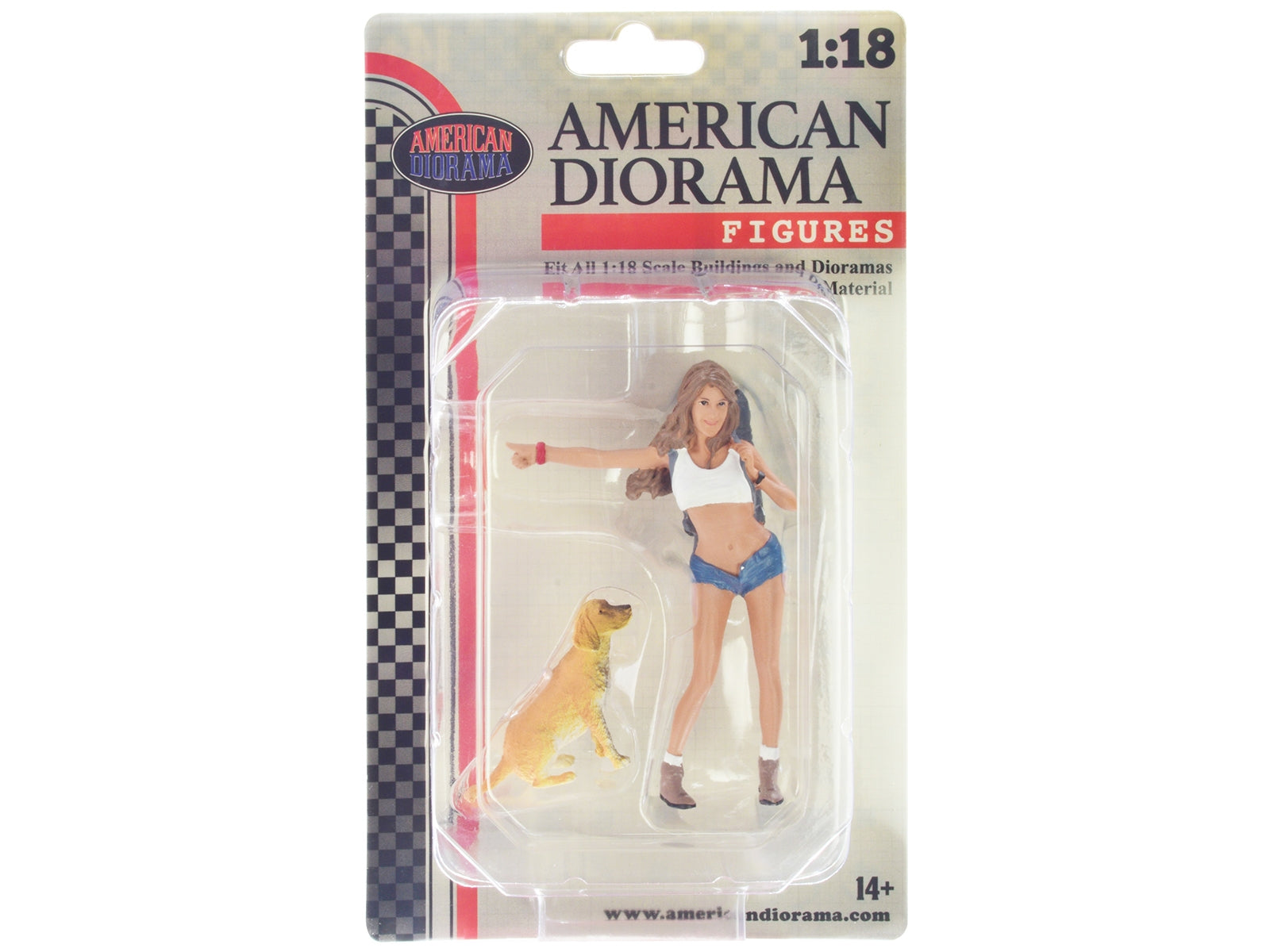 "Figure18 Series 1" Figure 705 Set of 2 pieces for 1/18 Scale Models by American Diorama - Premium Figures from American Diorama - Just $41.12! Shop now at Rapidvehicles