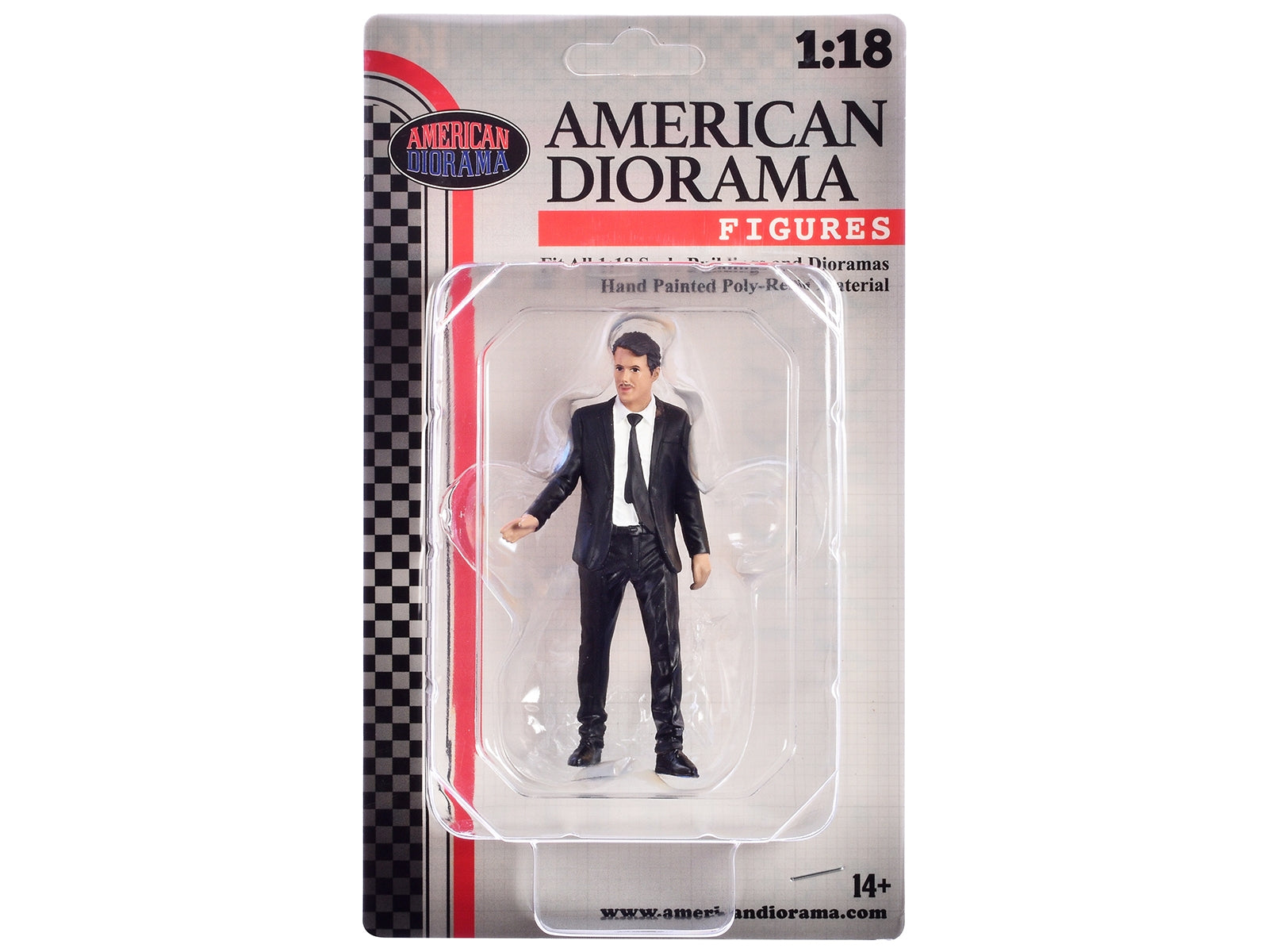 "Gentlemen's Club" Figure 3 for 1/18 Scale Models by American Diorama - Premium Figures from American Diorama - Just $24.99! Shop now at Rapidvehicles