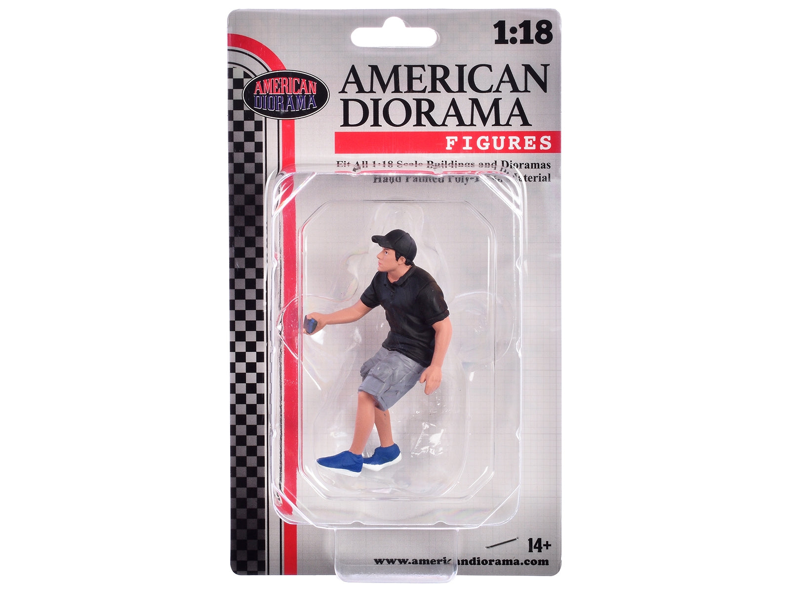 "Figure18 Series 2" Figure 4 for 1/18 Scale Models by American Diorama - Premium Figures from American Diorama - Just $26.59! Shop now at Rapidvehicles