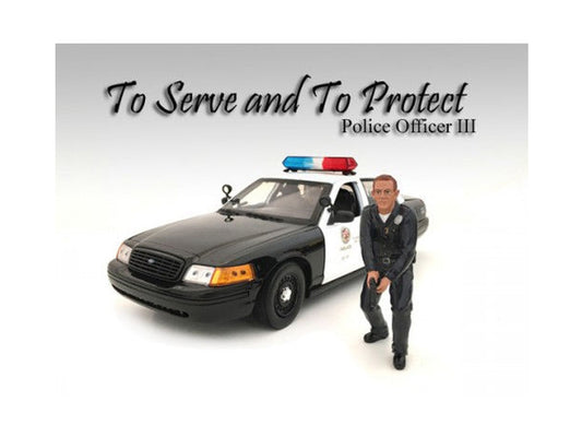 Police Officer III Figure For 1:18 Scale Models by American - Premium Figures from American Diorama - Just $32.99! Shop now at Rapidvehicles