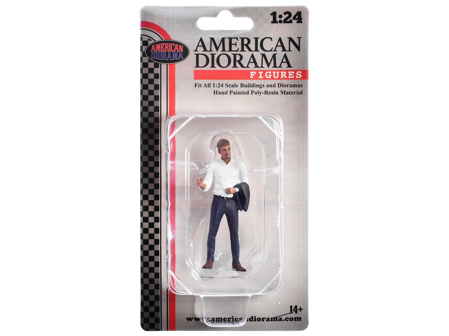 "Gentlemen's Club" Figure 1 for 1/24 Scale Models by American - Premium Figures from American Diorama - Just $25.99! Shop now at Rapidvehicles