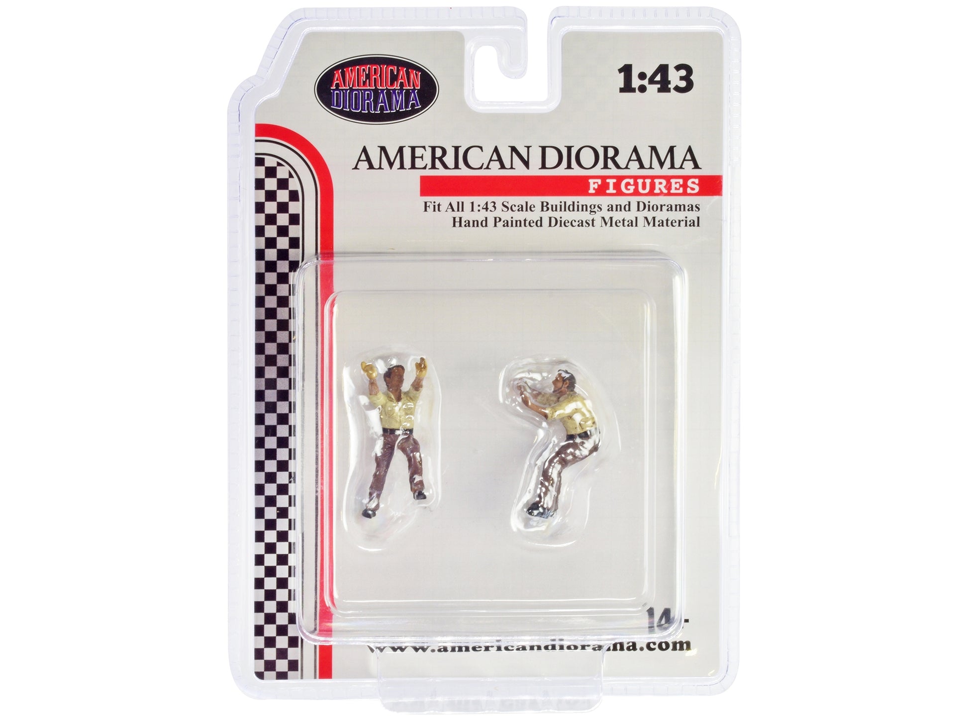 "4X4 Mechanics" 2 Piece Diecast Figure Set 3 for 1/43 Scale - Premium Figures from American Diorama - Just $41.99! Shop now at Rapidvehicles