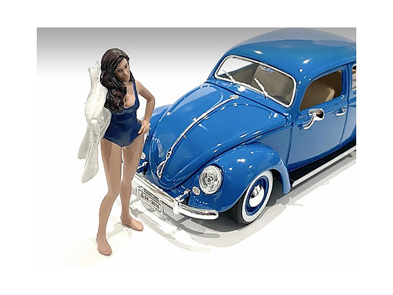 Beach Girl Katy Figurine for 1/18 Scale Models by American - Premium Figures from American Diorama - Just $32.99! Shop now at Rapidvehicles