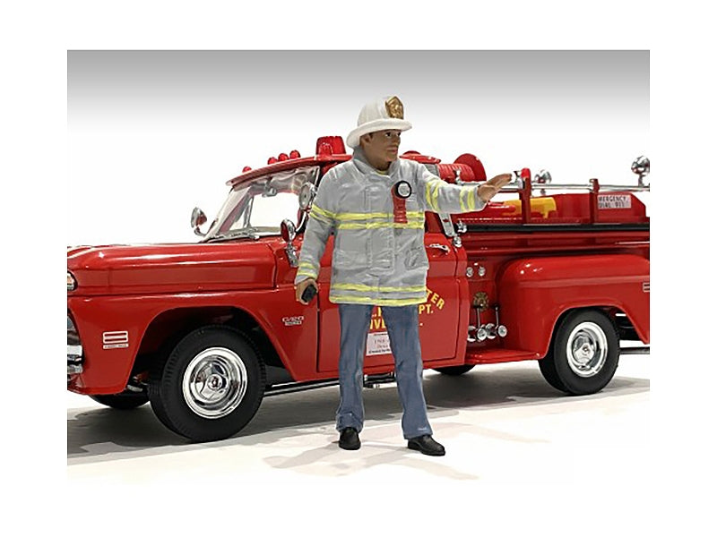 "Firefighters" Fire Captain Figure for 1/18 Scale Models by - Premium Figures from American Diorama - Just $32.99! Shop now at Rapidvehicles