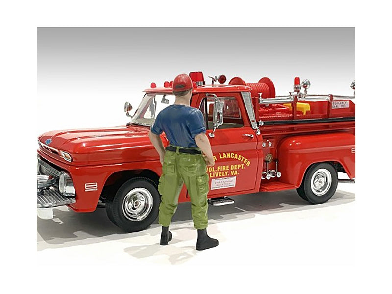 "Firefighters" Off Duty Figure for 1/18 Scale Models by American - Premium Figures from American Diorama - Just $32.99! Shop now at Rapidvehicles