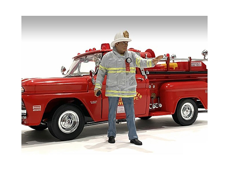 "Firefighters" Fire Captain Figure for 1/24 Scale Models by American Diorama - Premium Figures from American Diorama - Just $22.99! Shop now at Rapidvehicles