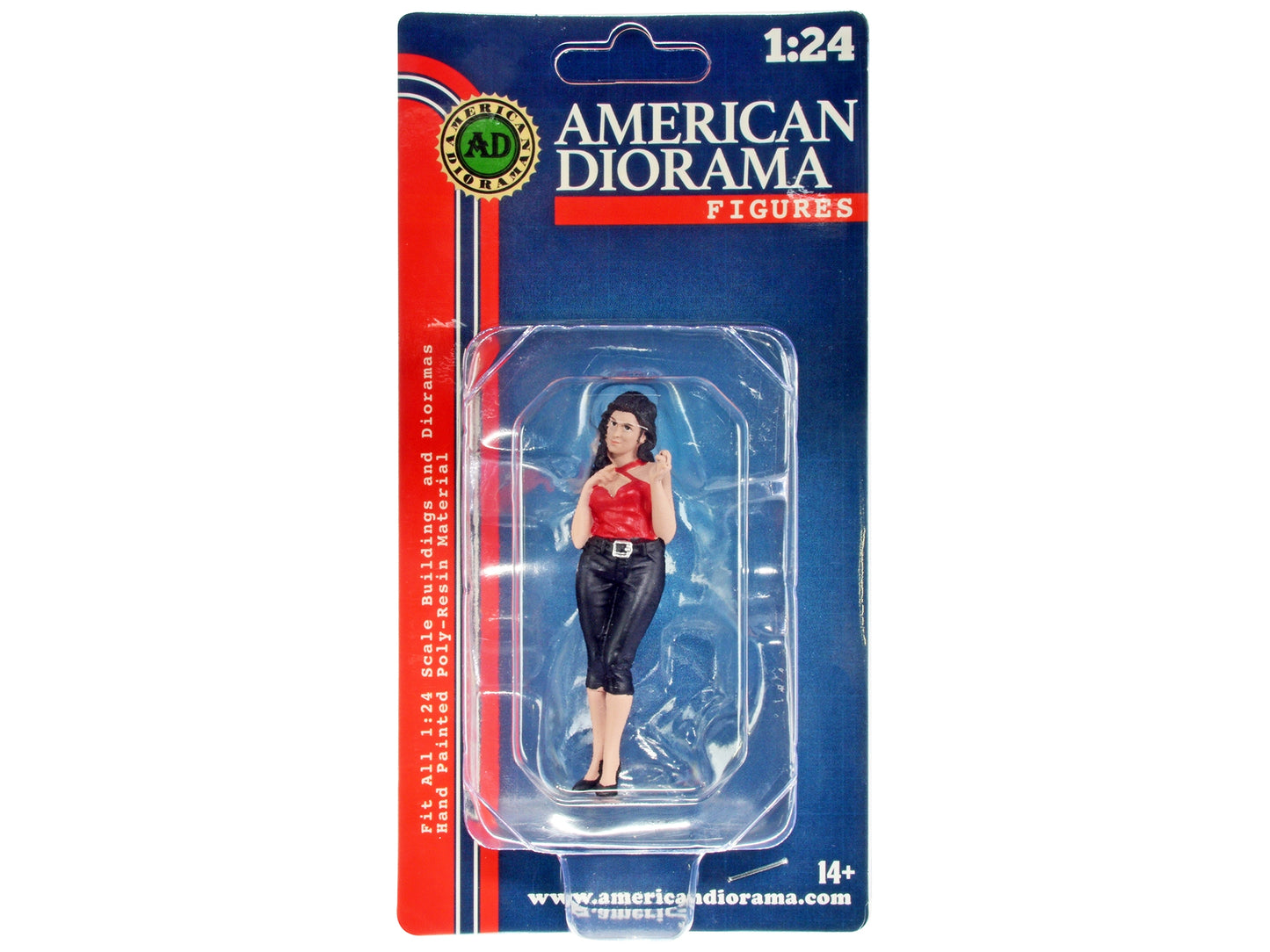 "Pin-Up Girls" Peggy Figure for 1/24 Scale Models by American - Premium Figures from American Diorama - Just $28.99! Shop now at Rapidvehicles