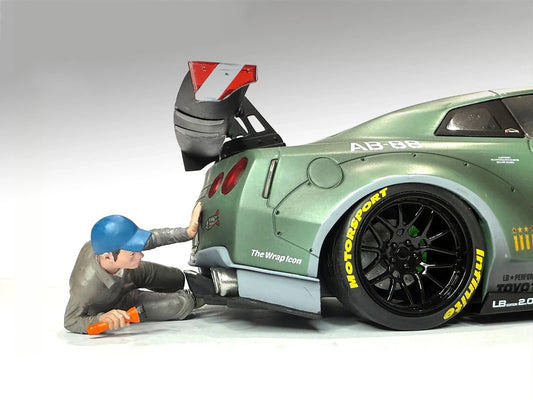 "Top Tuners" Figure #4 "Premium" Series for 1/24 Scale Models by American Diorama - Use code SHOPAPP15 to get 15 percent off