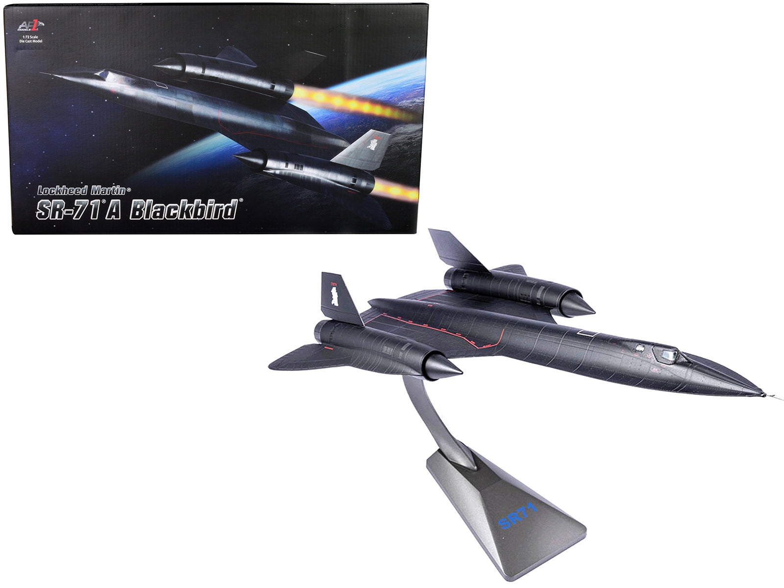 Lockheed Martin SR-71A Blackbird Aircraft #17974 "United States Air Force" 1/72 Diecast Model by Air Force 1 - Premium Lockheed Martin from Air Force 1 - Just $129.99! Shop now at Rapidvehicles