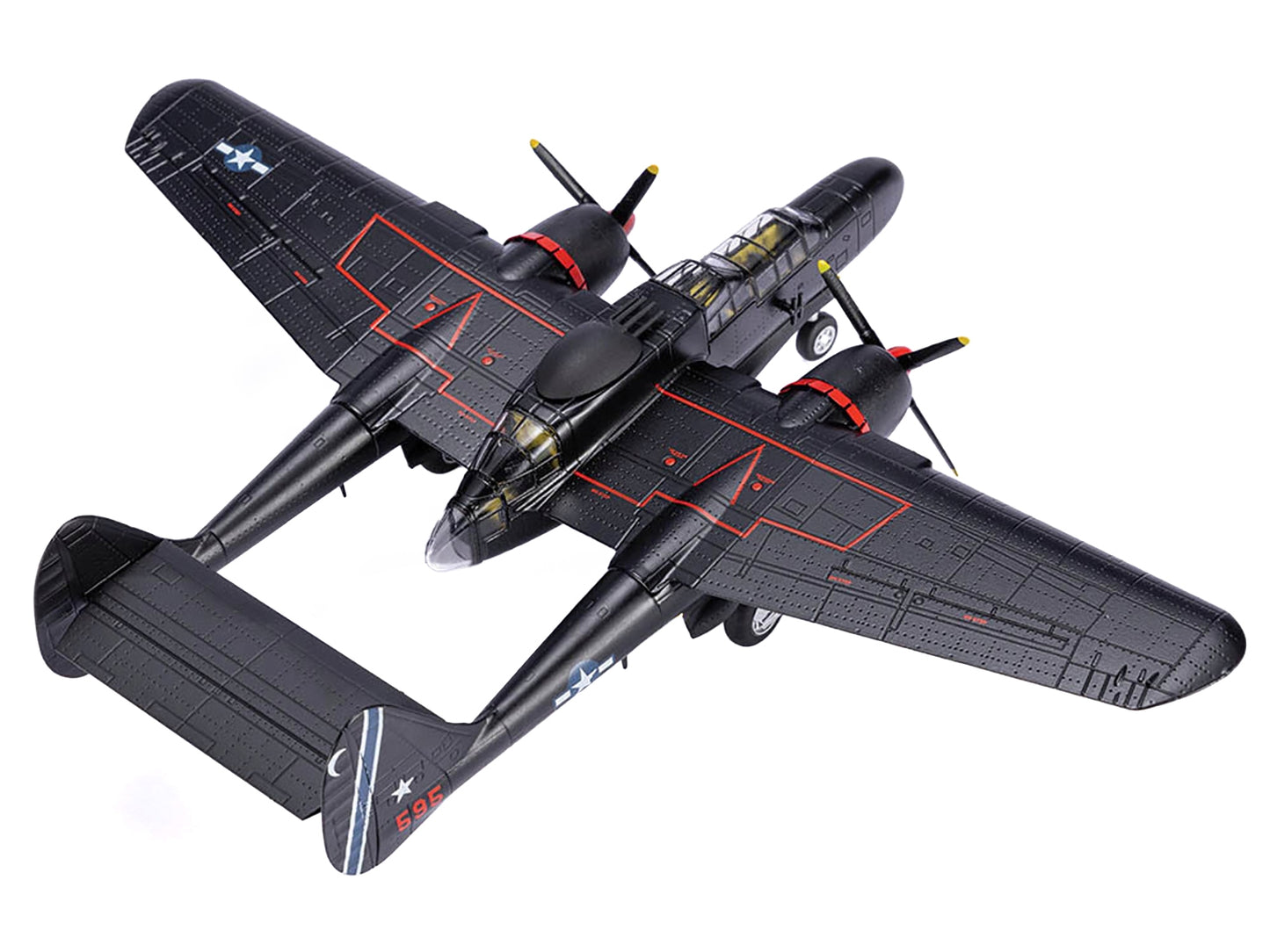 Northrop P-61B Black Widow Fighter Aircraft "Times a Wastin' - Premium Aircrafts and War Planes from Air Force 1 - Just $143.99! Shop now at Rapidvehicles