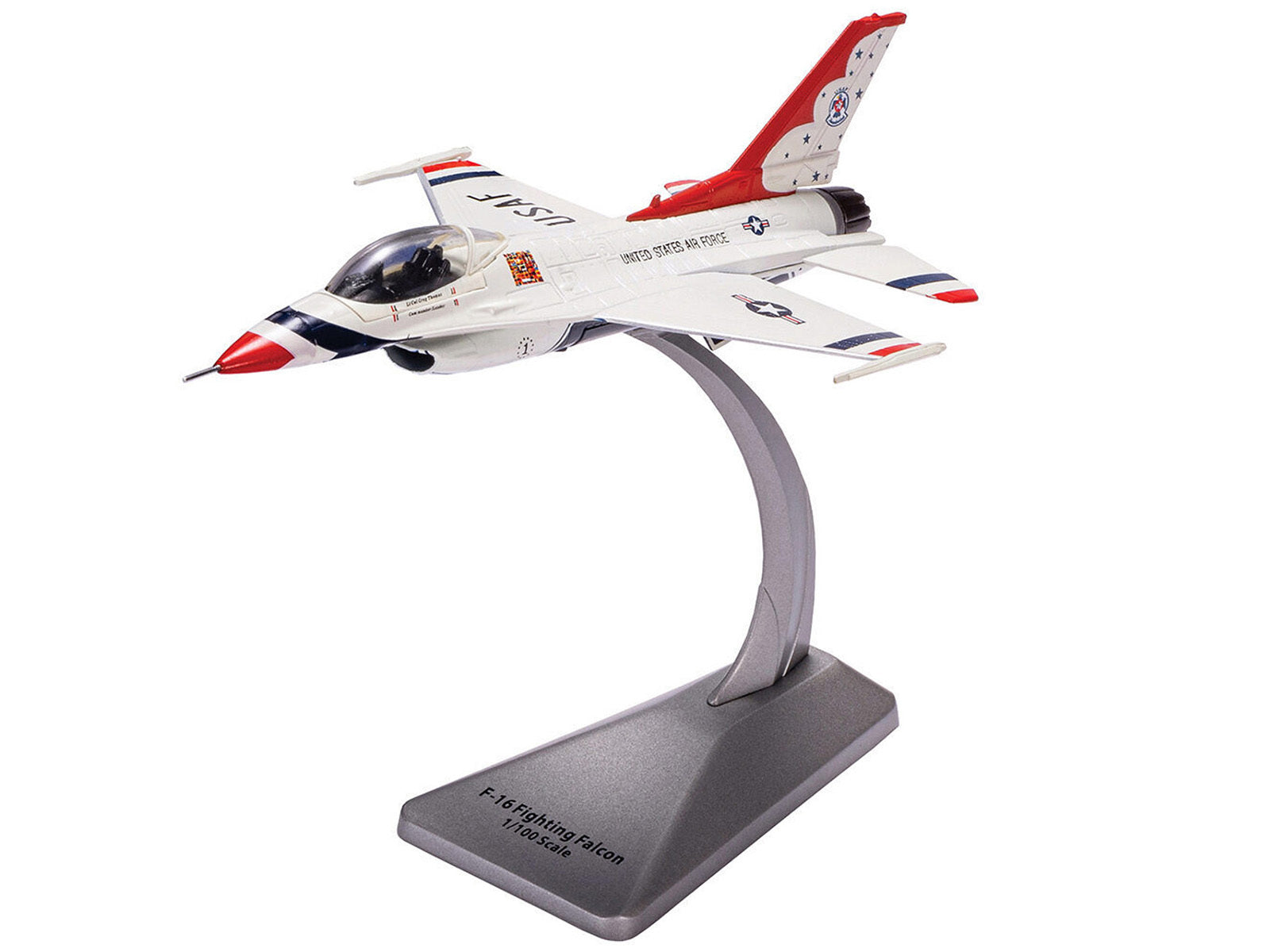 Lockheed F-16 Fighting Falcon Fighter Aircraft "Thunderbirds" - Premium Military Models from Air Force 1 - Just $52.19! Shop now at Rapidvehicles