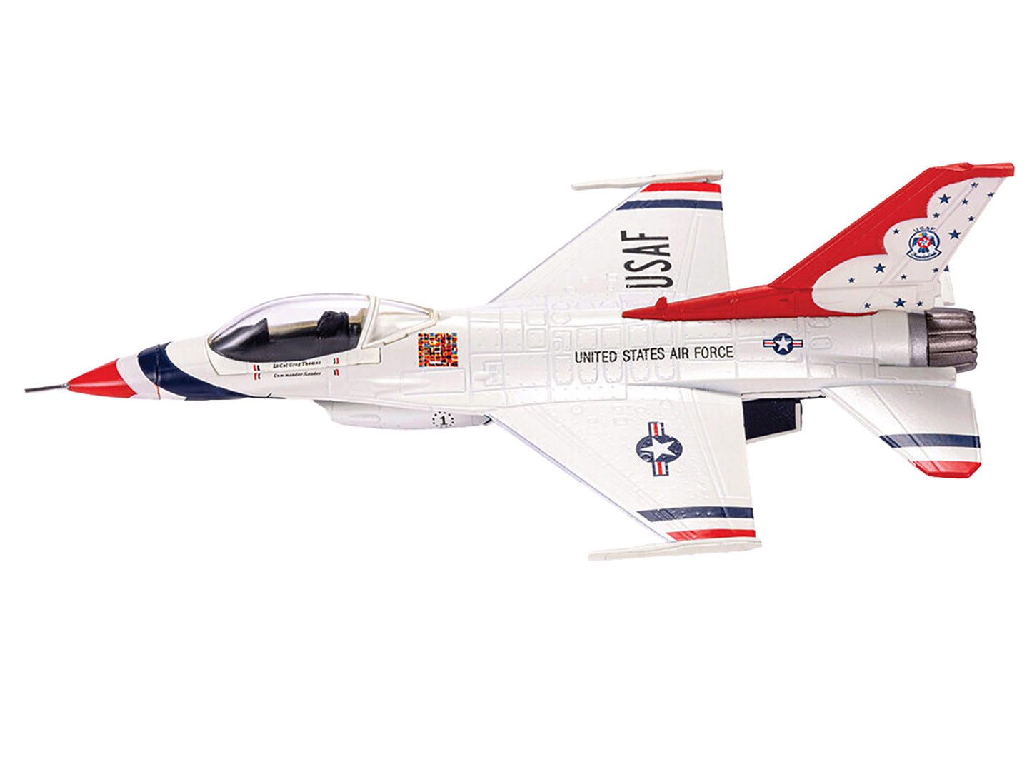 Lockheed F-16 Fighting Falcon Fighter Aircraft "Thunderbirds" - Premium Military Models from Air Force 1 - Just $52.19! Shop now at Rapidvehicles