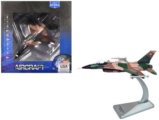 Lockheed F-16C Fighting Falcon Fighter Aircraft "Block 32 64th Aggressor Squadron Nellis AFB" (2007) United States Air Force "Collector Series" 1/100 Diecast Model by Air Force 1 free shipping USA