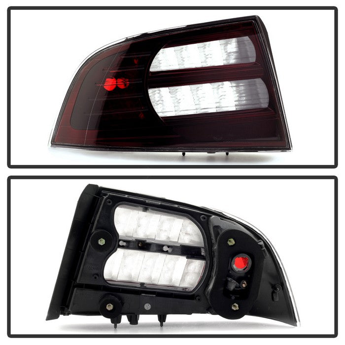 SPYDER Xtune Acura Tl 04-08 OEM Style Tail Lights Red Smoked ALT-JH-ATL07-OE-RSM 9033438